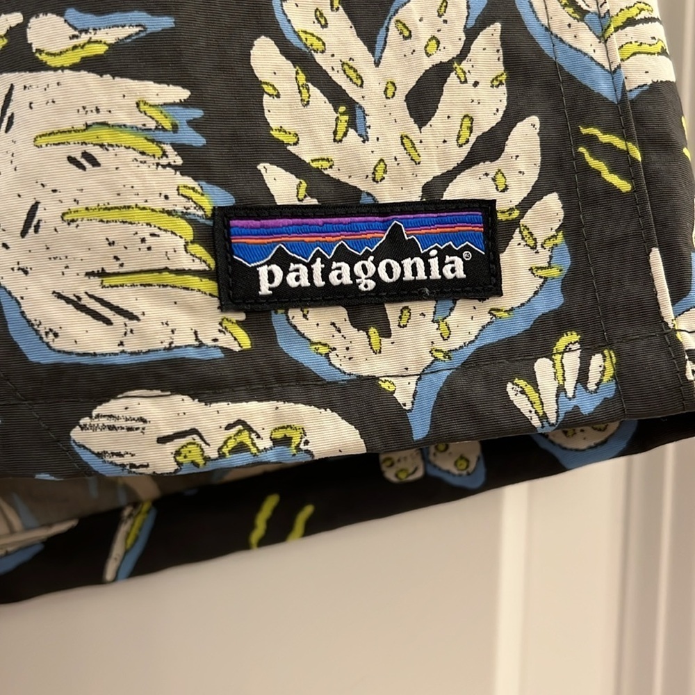 Patagonia Patterned men’s swim Shorts - Picture 2 of 7